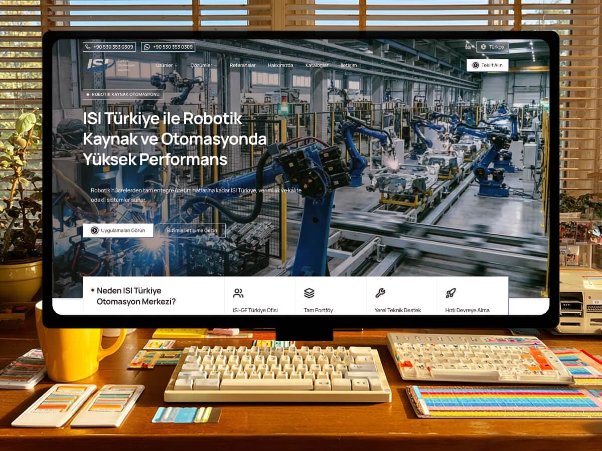 ISI Türkiye Web Tasarım Görüntüsü