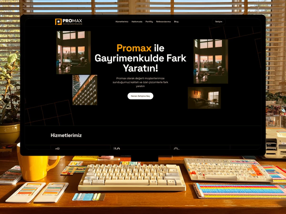 Promax Web Tasarım Görüntüsü